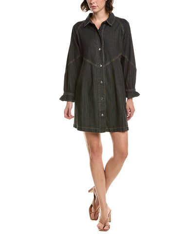 Elan Denim Shirt Dress