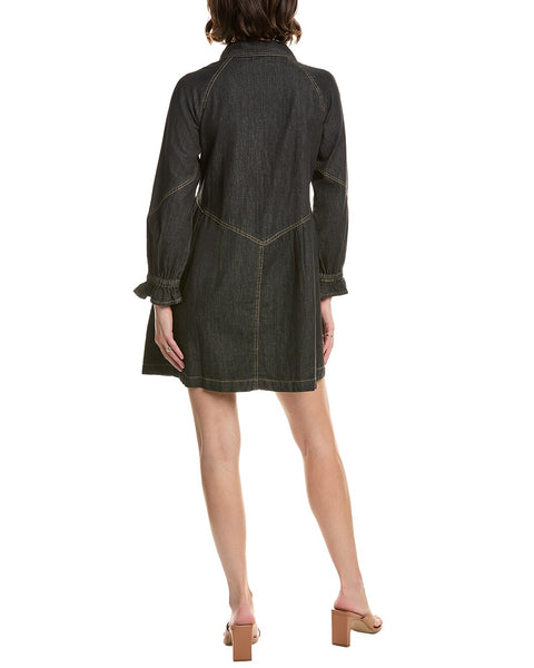Elan Denim Shirt Dress