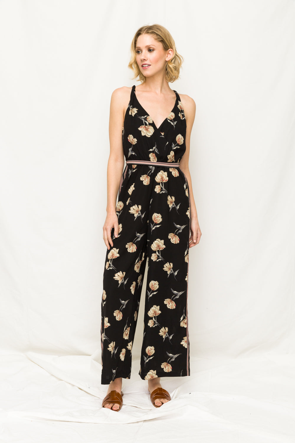 MYSTREE FLORAL JUMPSUIT