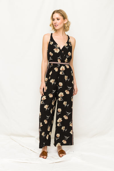 MYSTREE FLORAL JUMPSUIT