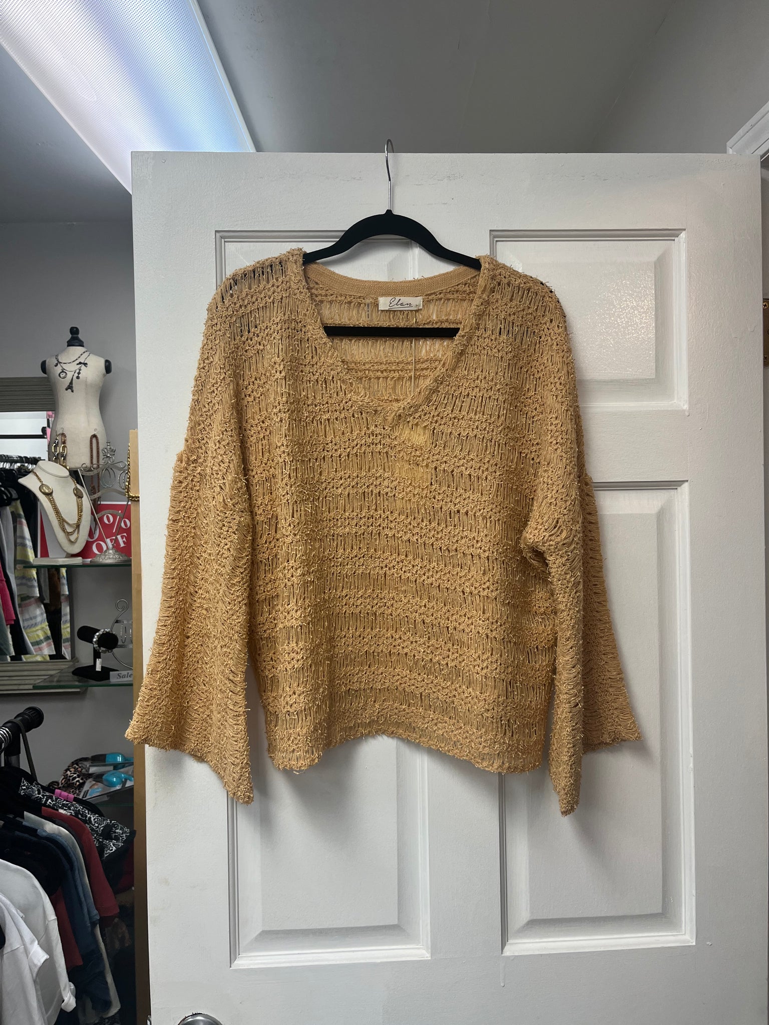 OPEN KNIT SWEATER