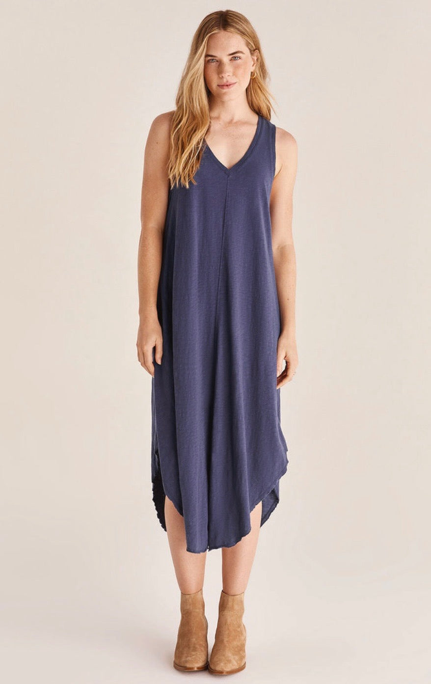 Z SUPPLY JERSEY MIDI DRESS