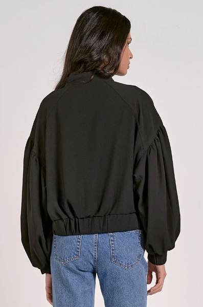 ELAN BALLOON SLEVE BOMBER JACKET