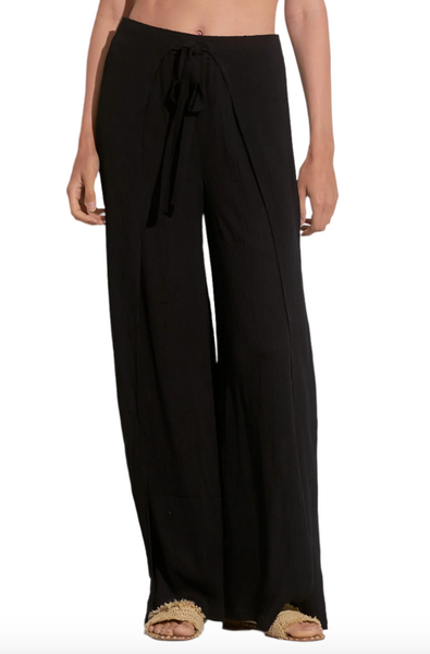ELAN WIDE LEG WRAP FRONT PANT