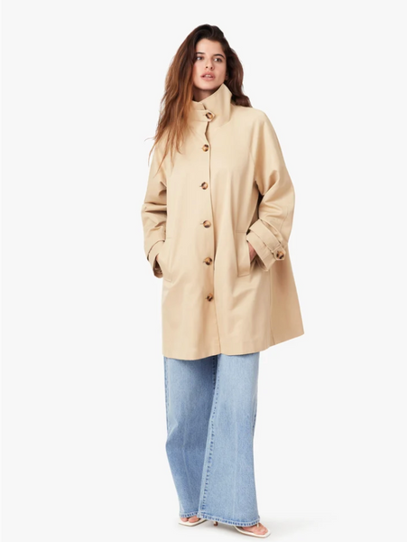 Habitual High Neck Trench Coat