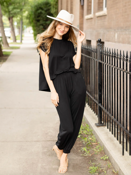 ELAN SHORT SLEEVE TSHIRT JUMPSUIT