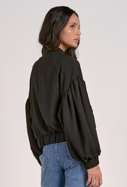 ELAN BALLOON SLEVE BOMBER JACKET