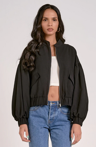 ELAN BALLOON SLEVE BOMBER JACKET