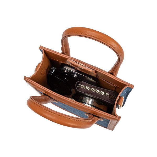 Melie Bianco Roberta Straw Small Tote Bag