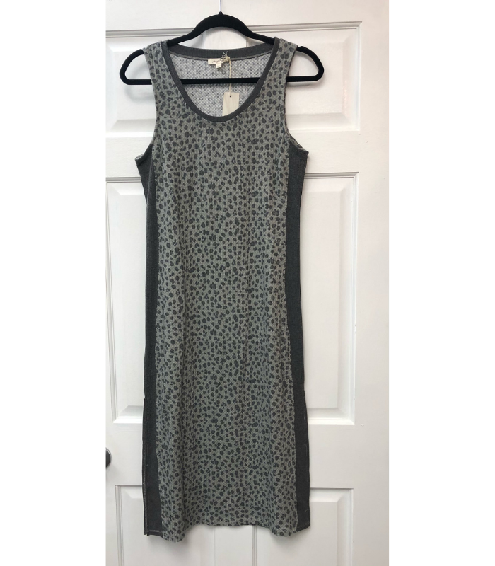 thermal midi dress LEOPARD THERMAL TANK MIDI DRESS – CC Additudes